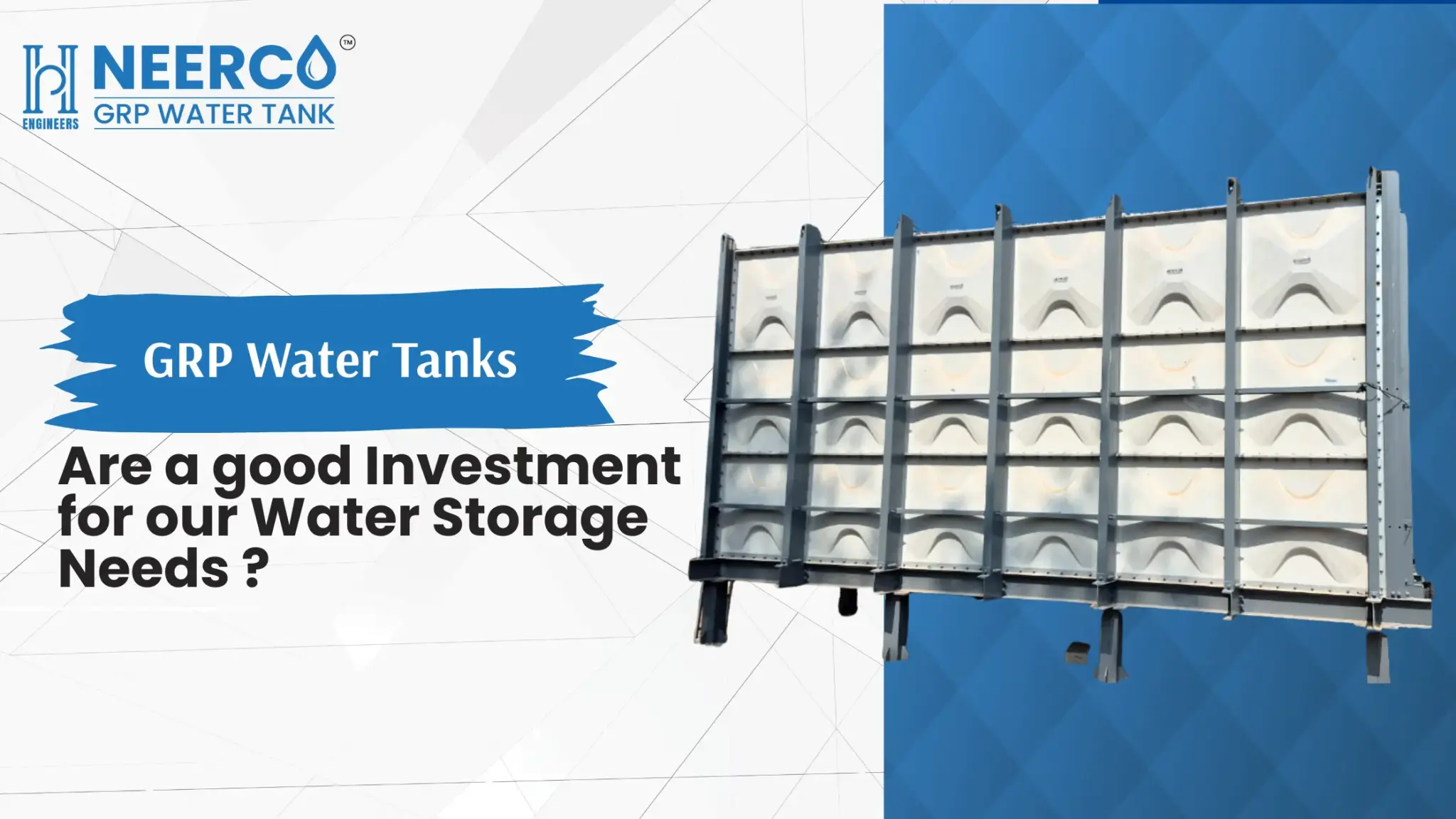 Why GRP Water Tanks Are a Good Investment