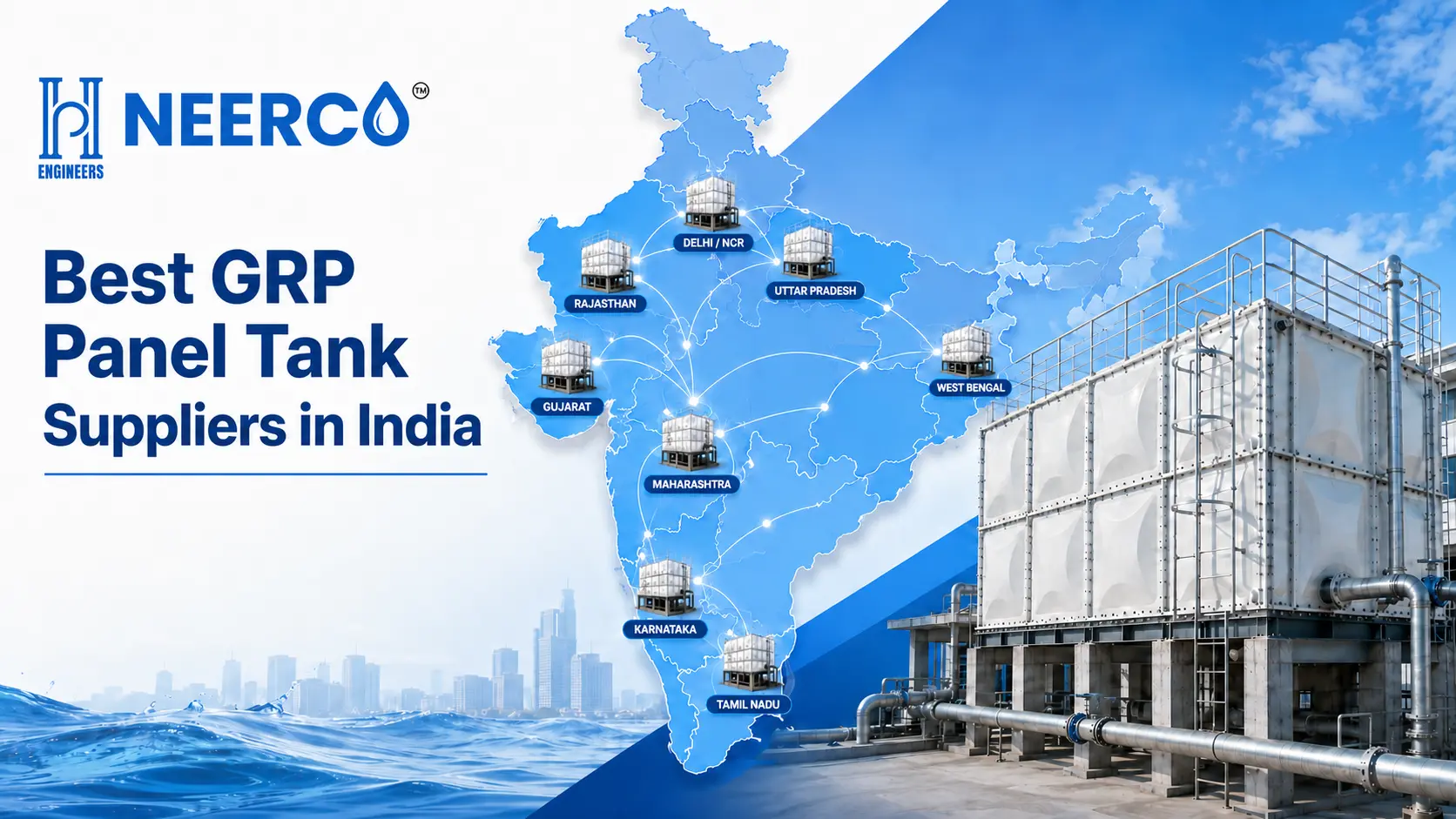 Top GRP Panel Tank Suppliers in India