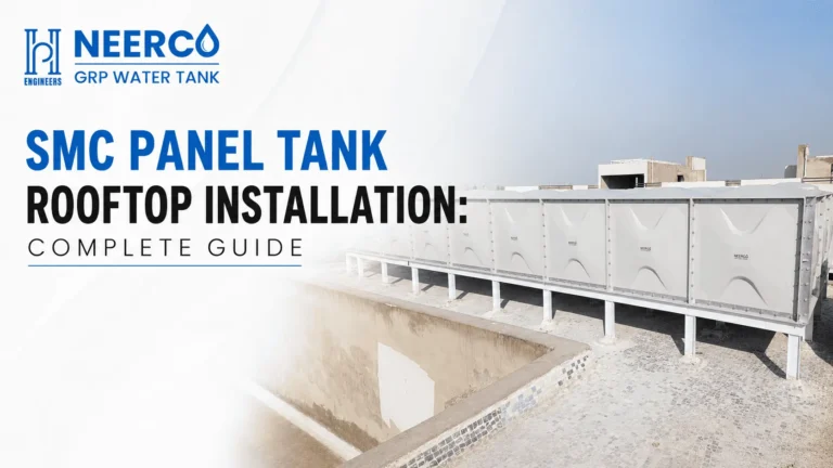 SMC Water Panel Tank Rooftop Installation Complete Guide