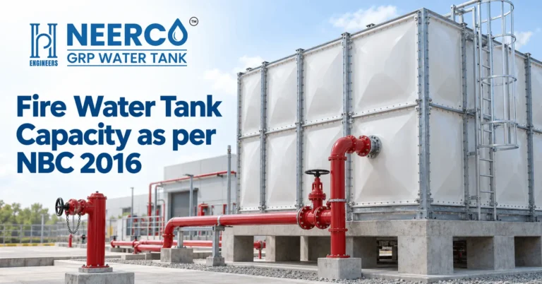 Fire Fighting Water Tank Requirements as per NBC: Capacity & Compliance Guide